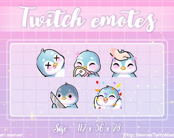Penguin Emotes Etsy