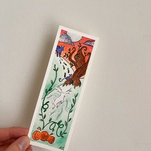 Hand-painted Watercolor Bookmarks Harry Potter 