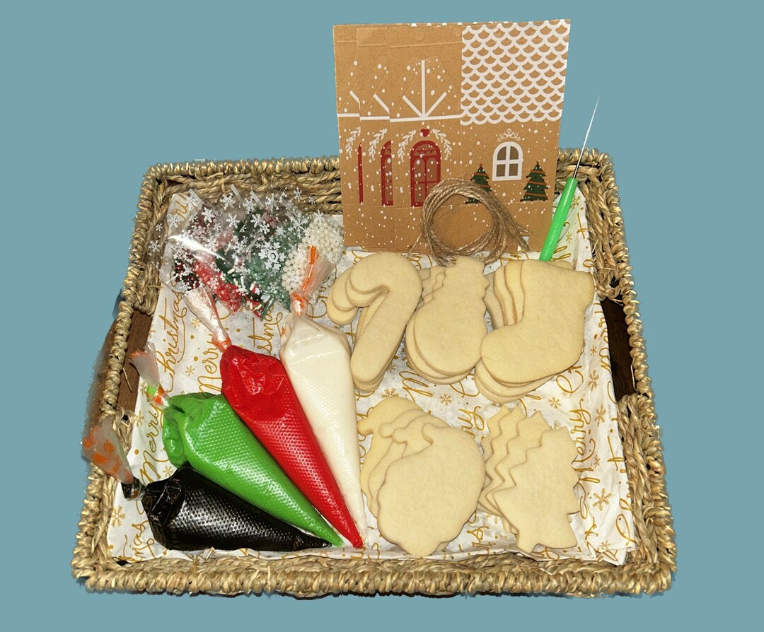 DIY Christmas Cookie Decorating Kit Etsy