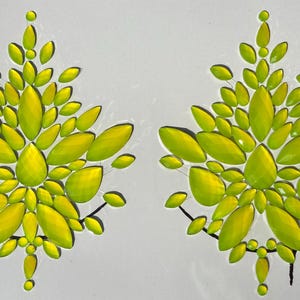 Neon Yellow UV Black Light Nipple Cover - Rave Ready Neon Pastie Accessory