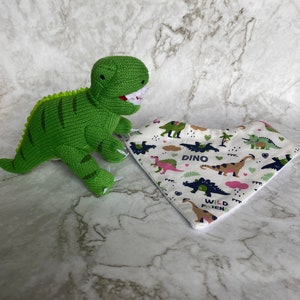 Rex the Dinosaur Bandana Dribble Bib