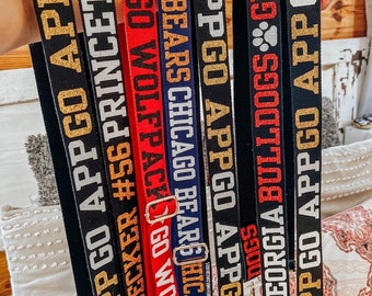 College Game Day Strap / Purse Strap / Stadium Bag Strap / Game Day Accessories / Custom Purse Strap / Football / Baseball / Hockey