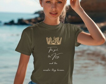 The Girl The King and The Monster They Became Shirt - One Dark Window Two Twisted Crowns Rachel Gillig