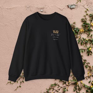 Providence Cards Double Sided Sweater Alternate Front - One Dark Window Two Twisted Crowns