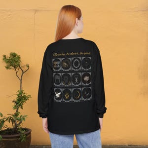 Double Sided Long Sleeve - Providence Cards One Dark Window Two Twisted Crowns