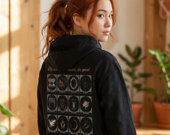 Providence Cards Double Sided Hoodie- One Dark Window Two Twisted Crowns