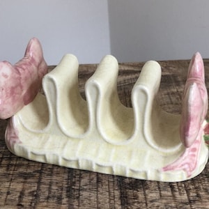 Vintage Shorter and Sons 1930&#39;s Strawberry Toast Rack