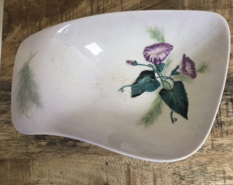 Vintage 1950's Carlton Ware Dish, Lavender Carlton Ware Dish, Hand Painted