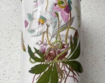 1991 Christmas Rose Design Portmeirion Lidded Storage Jar