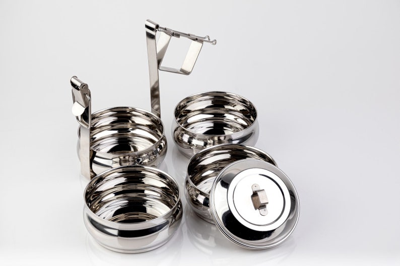 Stainlees steel food container Belly tiffin