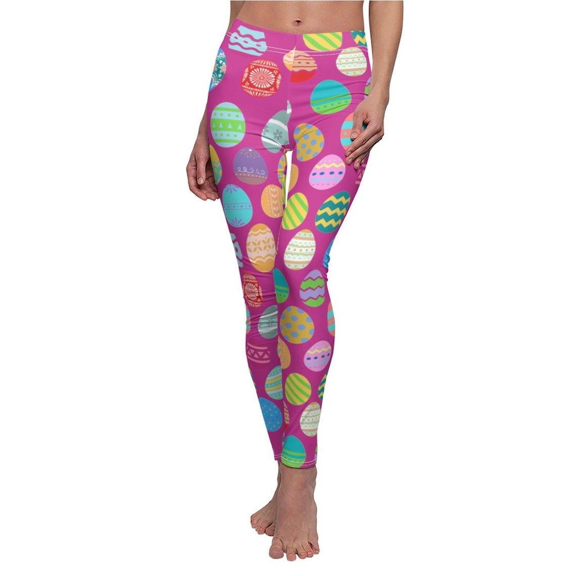 Easter Egg Pattern Leggings Etsy