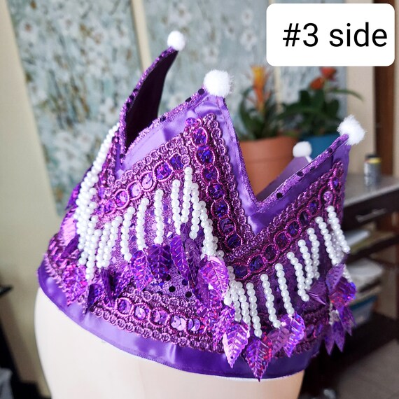 Handmade Gold Purple Hmong Princess 