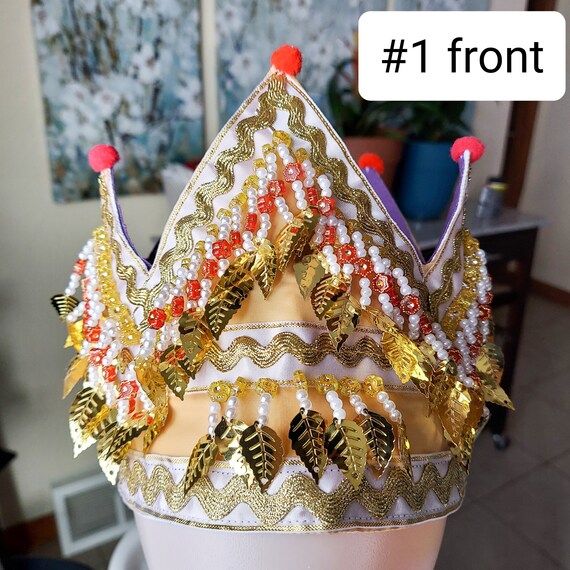 Handmade Gold Purple Hmong Princess 