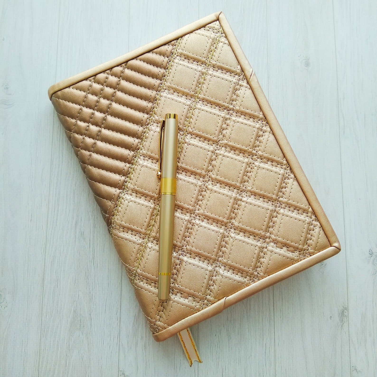 Leather planner A5. Vegan leather journal. Undated planner. Etsy