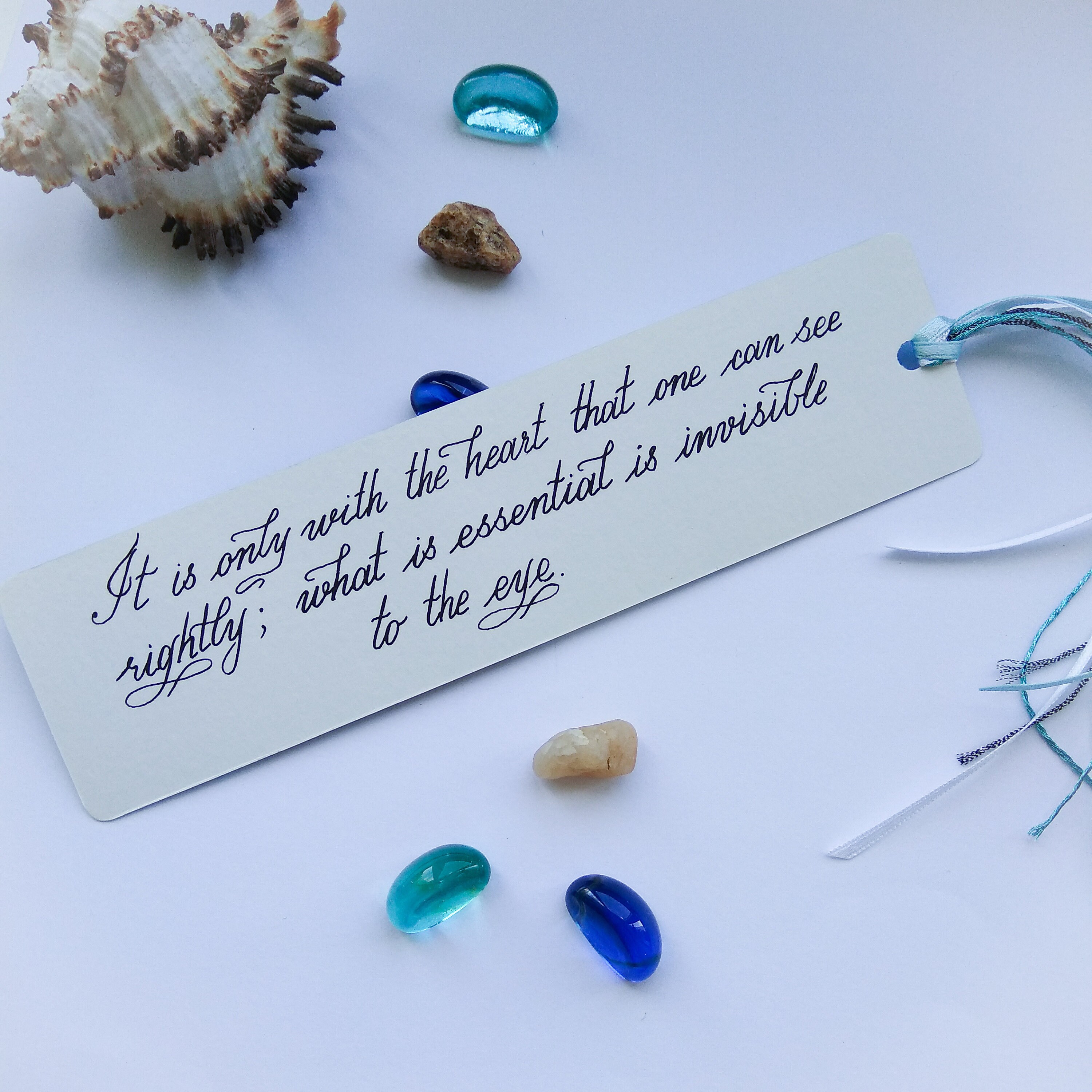 watercolor bookmark quote bookmark original painting etsy
