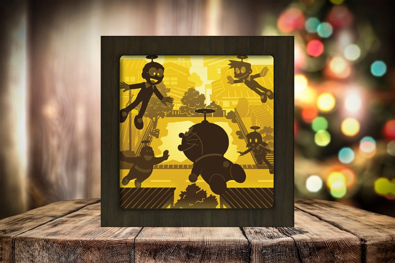 Paper Cut Light Box 3D Papercut Lightbox Shadow Box 38