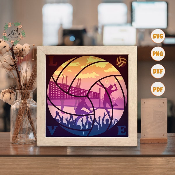Volleyball 2 Paper Cut Light Box Template, 3D Shadow Box SVG Files, Shadow Box Paper Cut, Light Box SVG, 3D Papercut Light Box SVG File Volleyball 2 Paper Cut Light Box Template, 3D Shadow Box SVG Files, Shadow Box Paper Cut, Light Box SVG, 3D Papercut Light Box SVG File