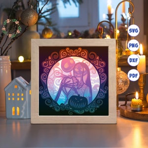3D Nightmare 6A, Shadow Box Svg, For Cricut, For Silhouette, Layered Template, Paper Cut Files