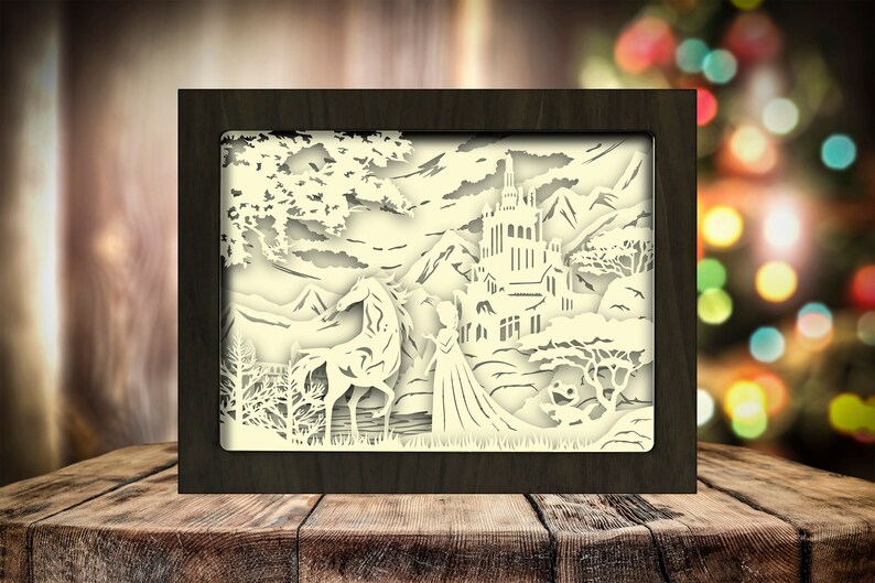Download 3d Papercut Lightbox 50 Shadow Box Paper Cut Light Box Home Living Night Lights Kromasol Com