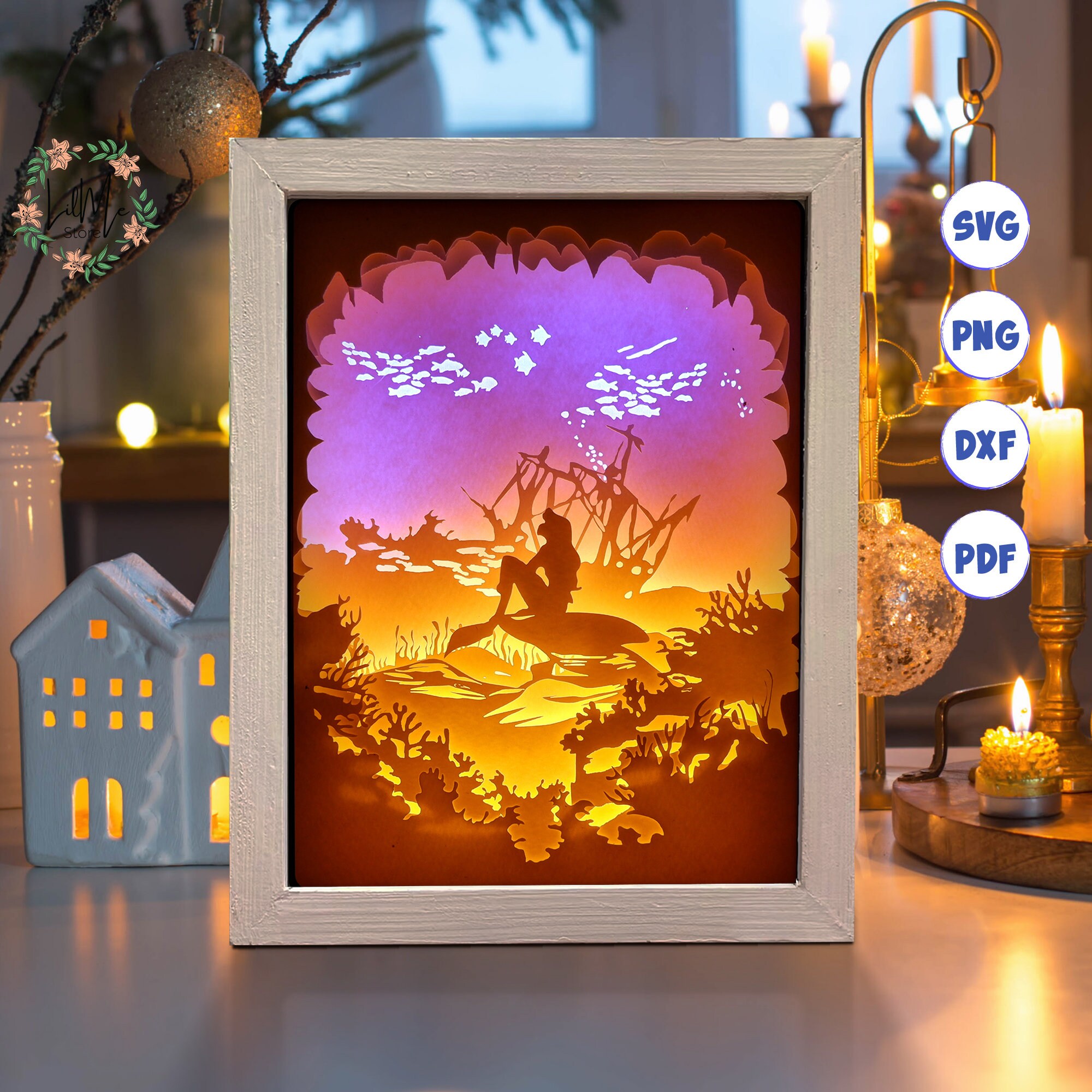STL file Stitch Light Box, Shadow box template. 3d printing, cutting  plotter, laser cutting, laser cutting. 📦・3D printer model to download・Cults