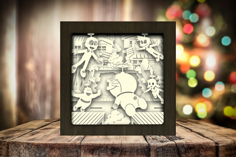 Paper Cut Light Box 3D Papercut Lightbox Shadow Box 38