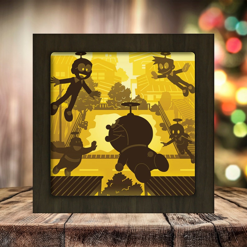 Paper Cut Light Box 3D Papercut Lightbox Shadow Box 38