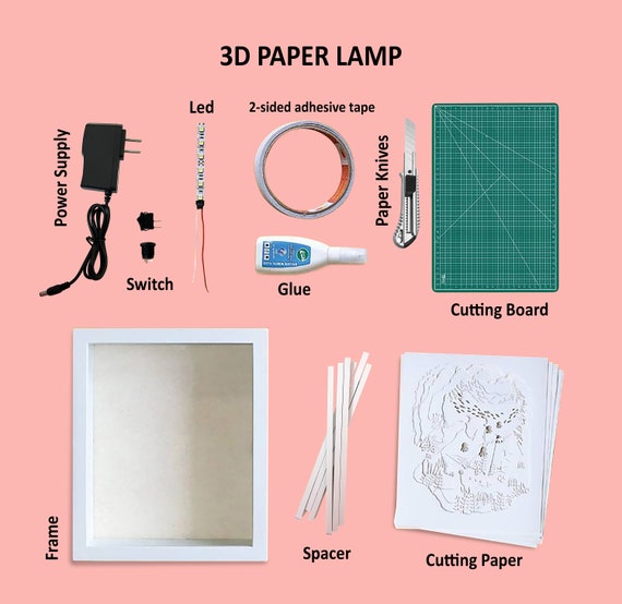 Make a Paper-cut light box with Cricut