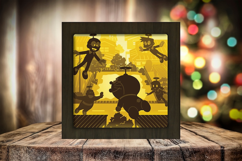 Paper Cut Light Box 3D Papercut Lightbox Shadow Box 38