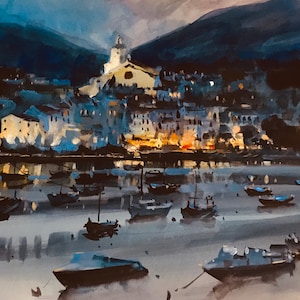 Watercolor cadaques