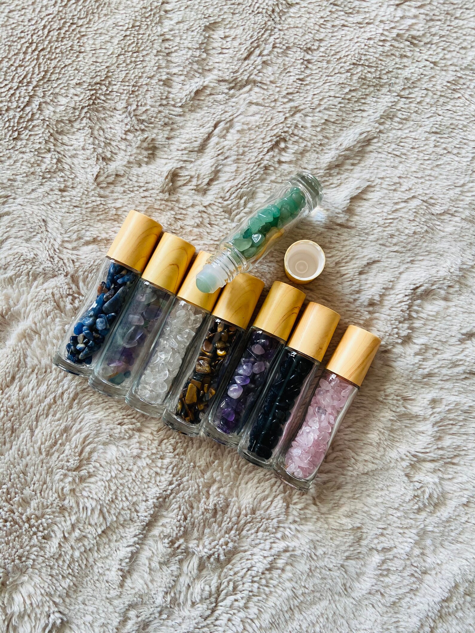 Crystal Essential Oil Roller Bottles. Etsy UK