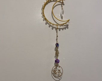 Moon Crystal Suncatcher