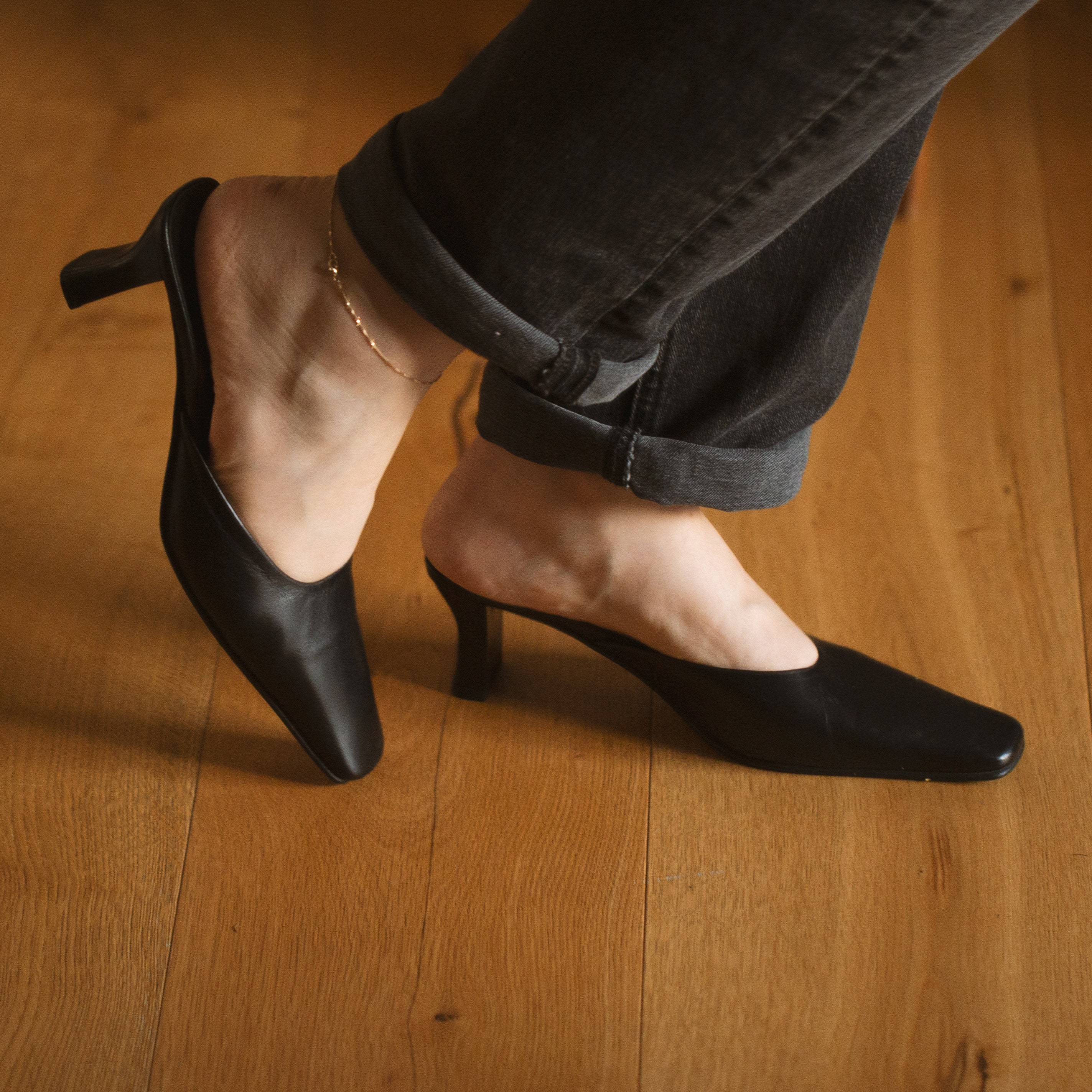 Black Mules Size 6 Etsy UK
