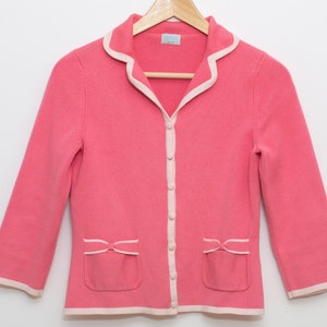 Vintage Oasis Pink Cardigan / Extra Small / Small
