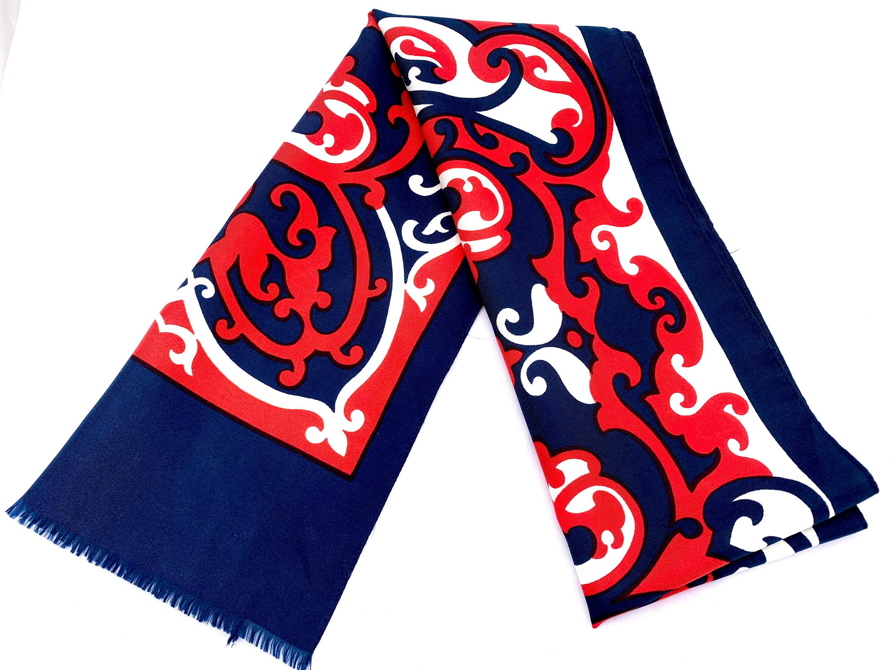 Vintage Mens Scarf All Original Paisley Scarf Paisley Print Etsy