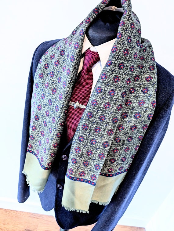 Men's Vintage Aboriginal Scarf, 60’s All Original 