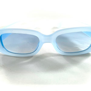 Vintage 60’s Sunglasses, Unisex Vintage Sunglasses,Rectangular Sunglasses, Retro Shades, Vintage Sunglasses, 60’s Blue Sunglasses