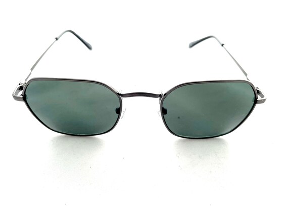 Vintage 70’s hexagon sunglasses unisex, Retro sty… - image 2