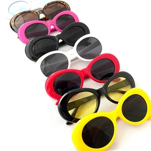 Vintage Kurt Cobain Style Wavy Sunglasses, Retro Style, Oversized sunnies, Festival sunglasses, 60’s vintage sunglasses