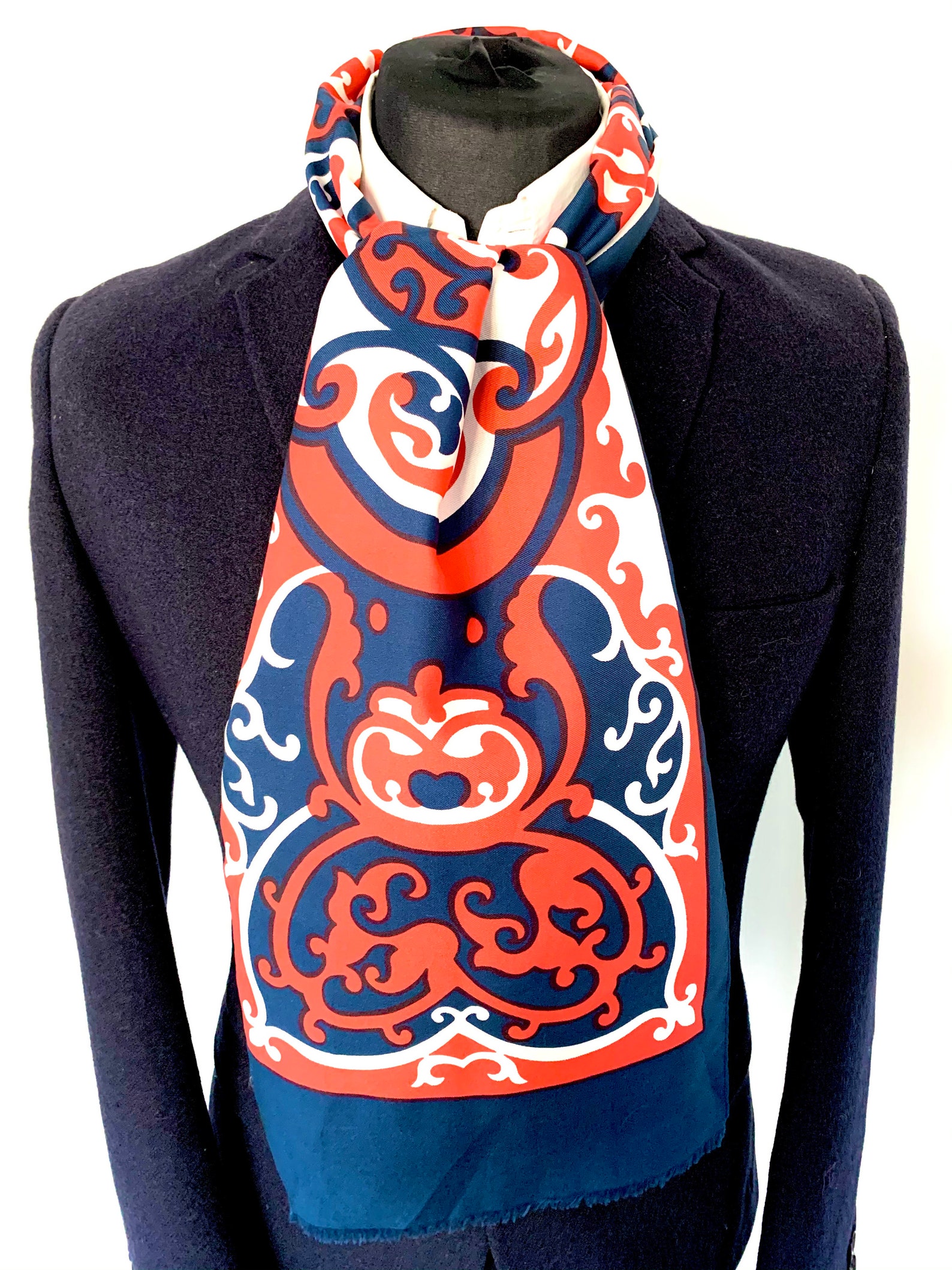 Vintage Mens Scarf All Original Paisley Scarf Paisley Print Etsy