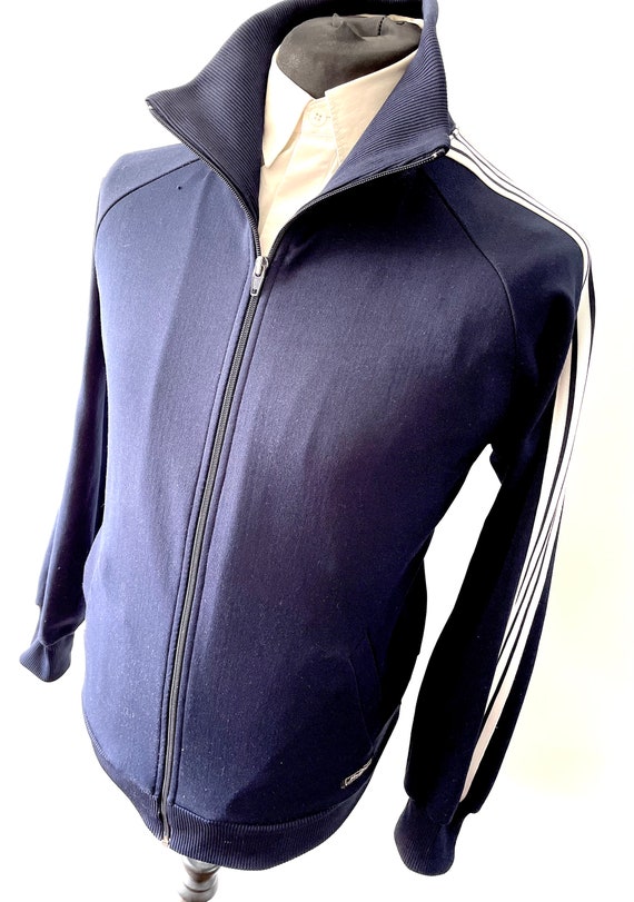 Mens Vintage Sports Jacket, All Original 70’s Track T… Gem