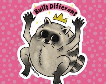 Jimothy the Raccoon Sticker PREORDER, Limited Release 3" Vinyl Sticker, Ships 2-3 Weeks