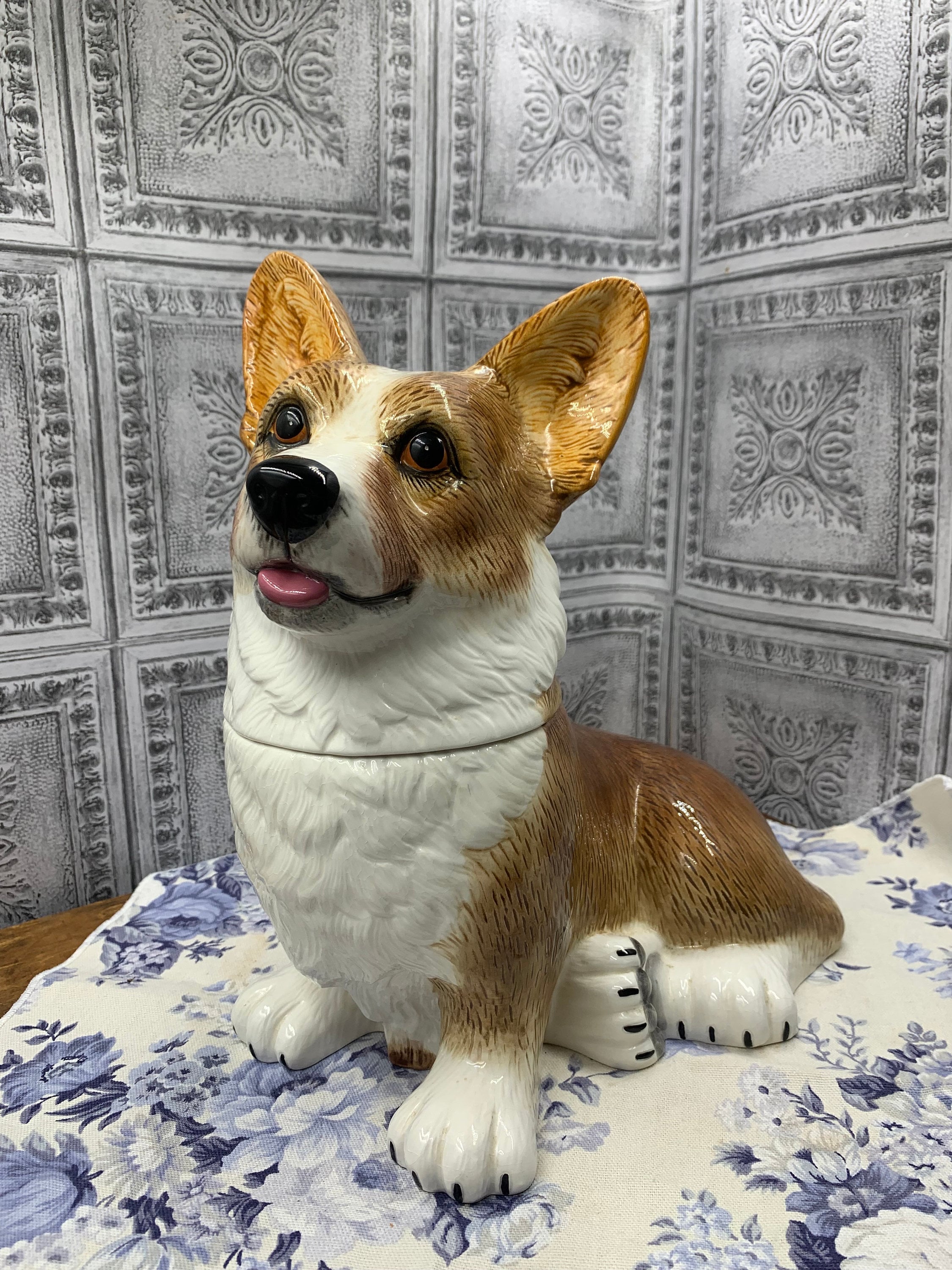 Pembroke Welsh Corgi Cookie Jar Ranch Rascals Montana Silversmiths