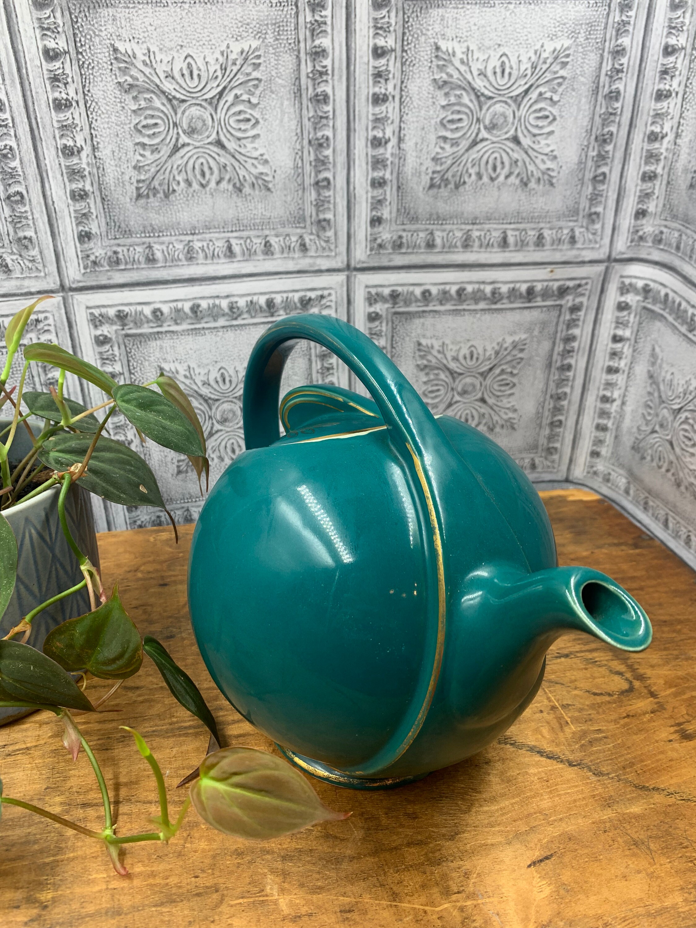 MCM Hall Airflow Teapot in Ultramarine Etsy