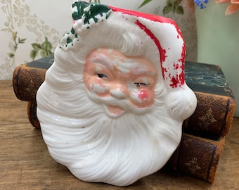 最終処分 80年代vintage 陶器クリスマス サンタクロース 最終処分 80