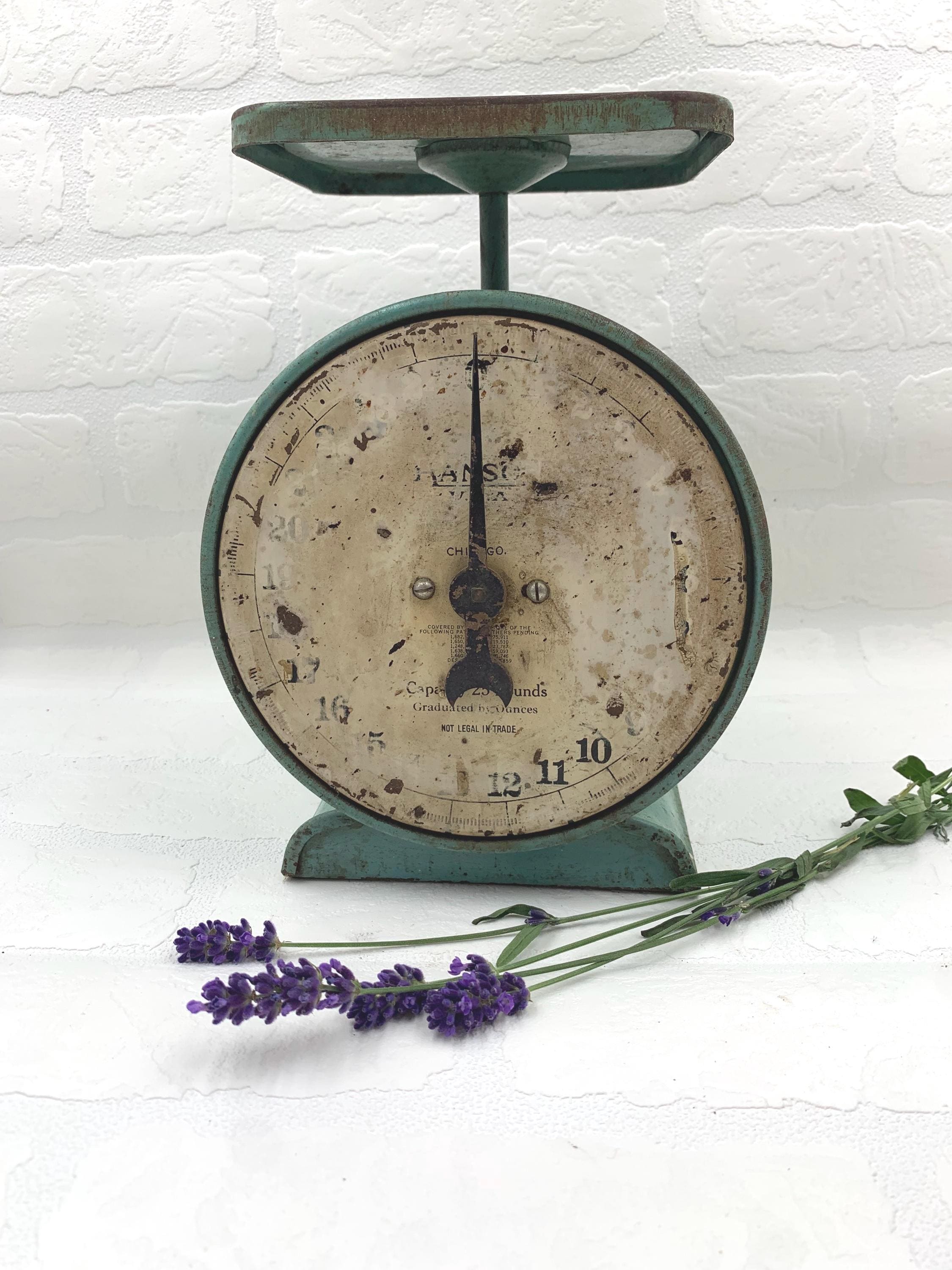1940s Green Hanson Kitchen Scale: Farmhouse Metal Display Piece - Etsy