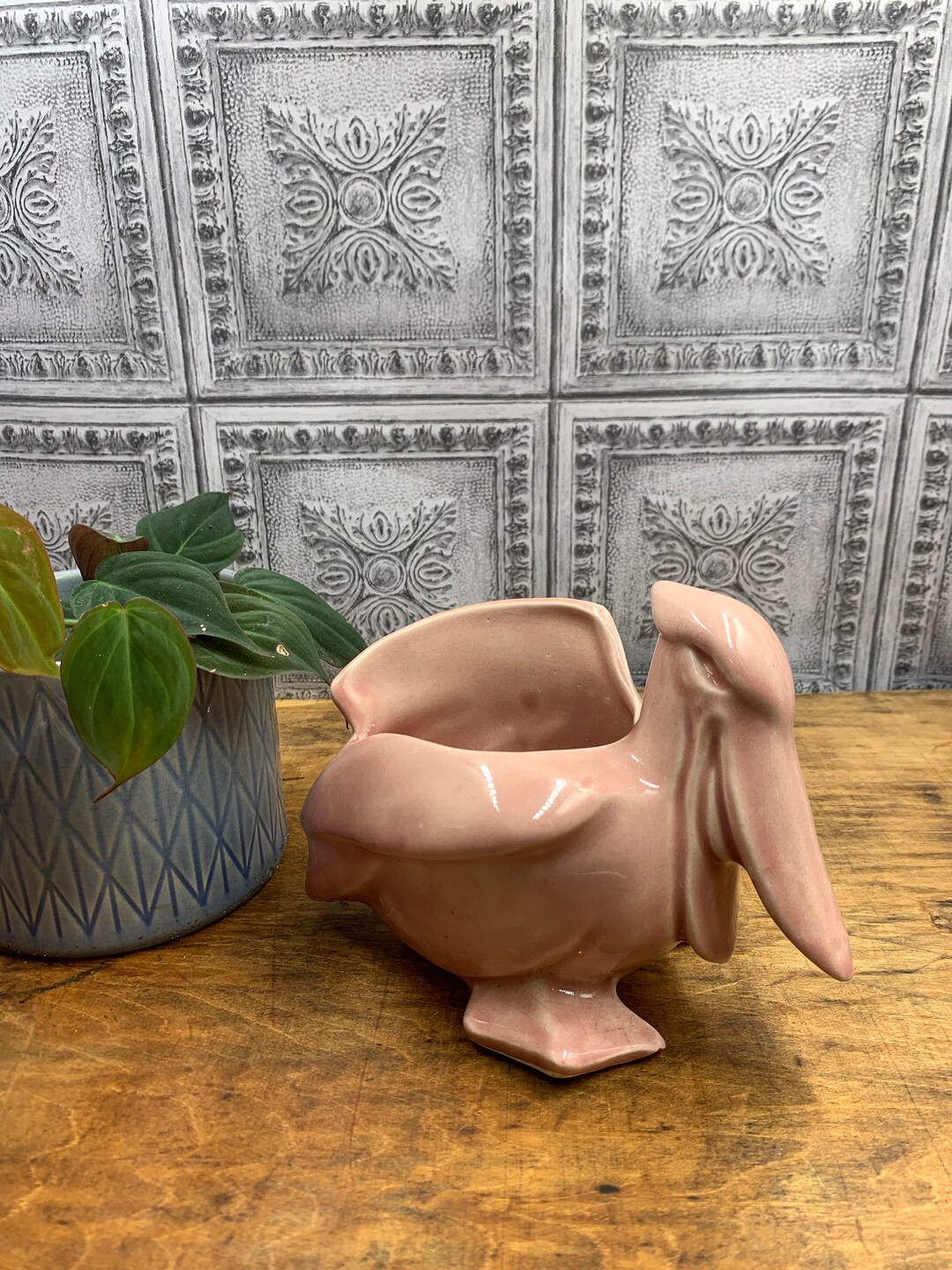 1950s Pink Pelican Planter by Mccoy Pottery - Etsy