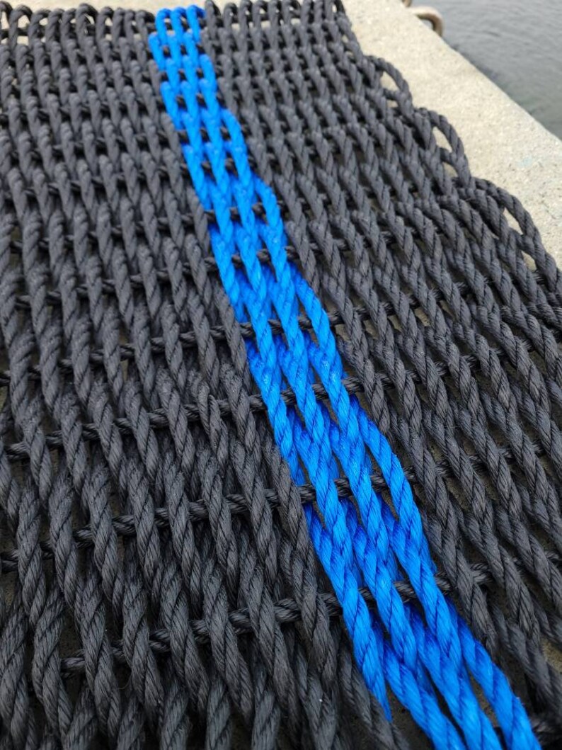 Rope Mat Made With Lobster Rope Thin Line Collection With Etsy