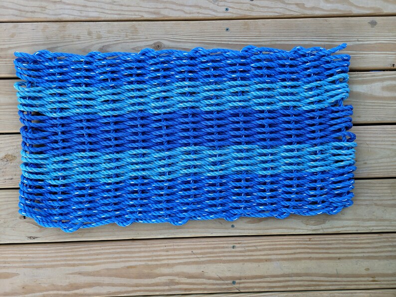 Rope Mat Made With Lobster Rope Etsy