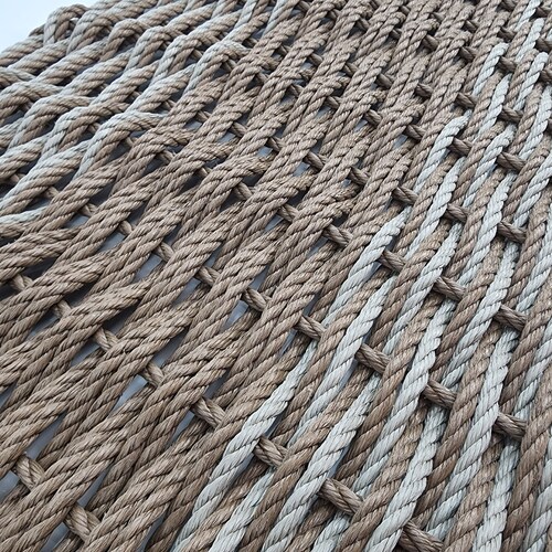 Large Rope Mat Made With Lobster Rope Double Weave 40 X 24 - Etsy