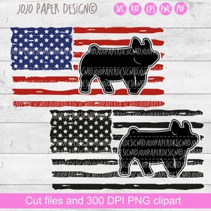 Show pig SVG (var. 2.), Show pig with US flag svg, Pig SVG , American flag with show pig svg, Show pig png clipart, dxf, png, eps